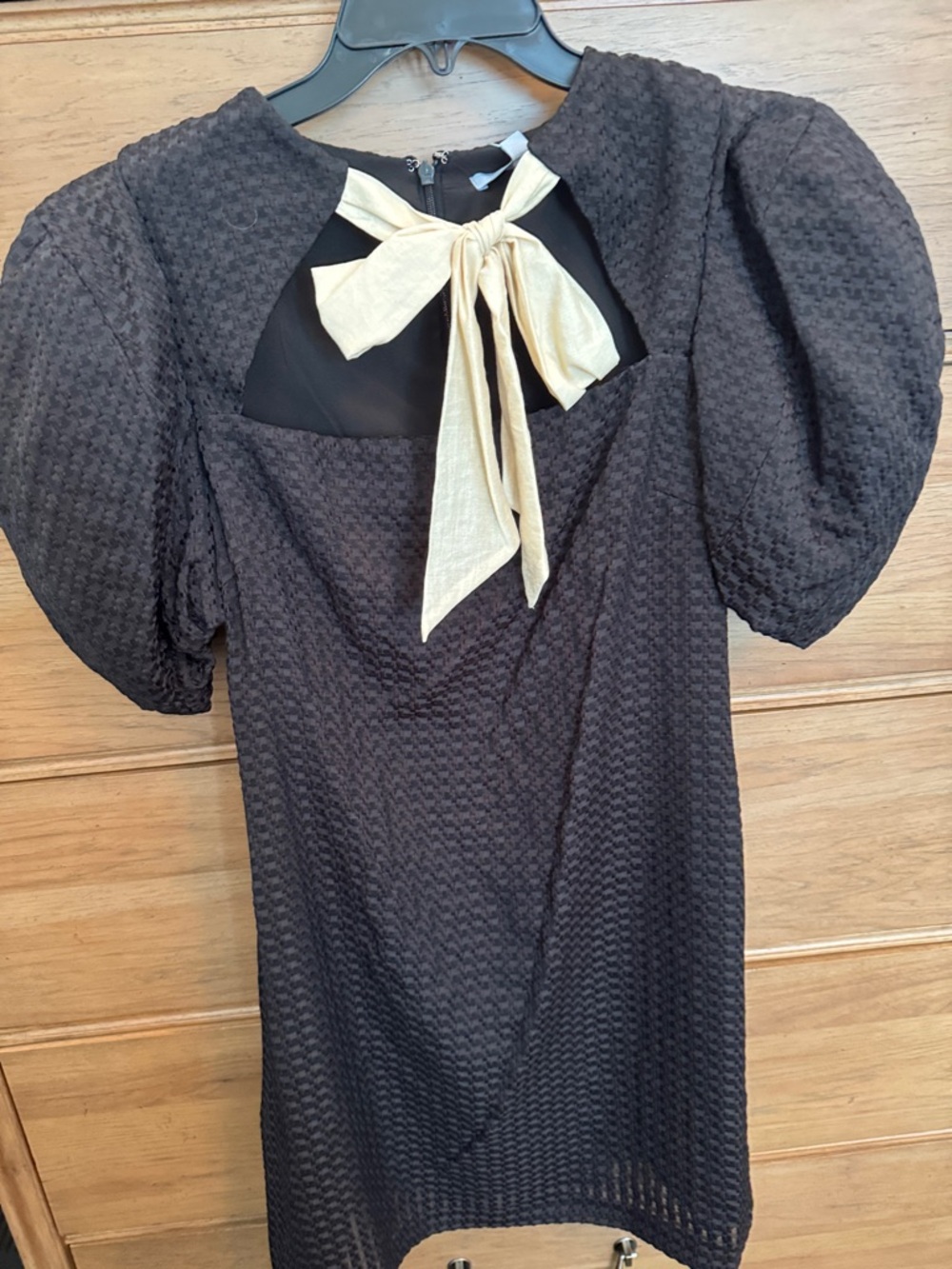 Antonio Melani x Courtney Grow black bow dress